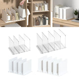 Maxbell Closet Shelf Dividers Partition for Kitchen, Office, Pantry Easily Install Clear 4 Grid