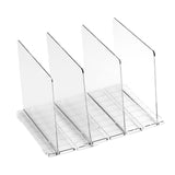 Maxbell Closet Shelf Dividers Partition for Kitchen, Office, Pantry Easily Install Clear 4 Grid