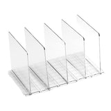 Maxbell Closet Shelf Dividers Partition for Kitchen, Office, Pantry Easily Install Clear 5 Grid
