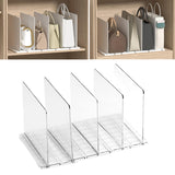 Maxbell Closet Shelf Dividers Partition for Kitchen, Office, Pantry Easily Install Clear 5 Grid