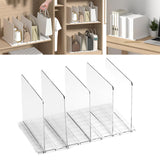 Maxbell Closet Shelf Dividers Partition for Kitchen, Office, Pantry Easily Install Clear 5 Grid