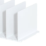 Maxbell Closet Shelf Dividers Partition for Kitchen, Office, Pantry Easily Install White 4 Grid
