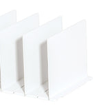 Maxbell Closet Shelf Dividers Partition for Kitchen, Office, Pantry Easily Install White 5 Grid