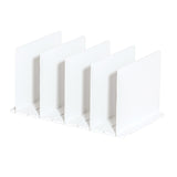 Maxbell Closet Shelf Dividers Partition for Kitchen, Office, Pantry Easily Install White 5 Grid