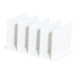 Maxbell Closet Shelf Dividers Partition for Kitchen, Office, Pantry Easily Install White 5 Grid