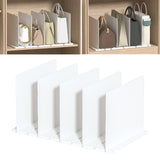 Maxbell Closet Shelf Dividers Partition for Kitchen, Office, Pantry Easily Install White 5 Grid