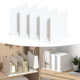 Maxbell Closet Shelf Dividers Partition for Kitchen, Office, Pantry Easily Install White 5 Grid