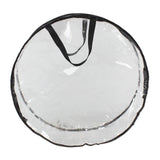Maxbell Christmas Wreath Storage Bag Transparent Tear Resistant for Holiday Garland 24inch