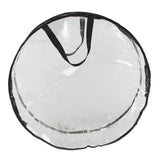 Maxbell Christmas Wreath Storage Bag Transparent Tear Resistant for Holiday Garland 24inch