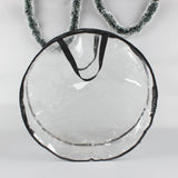 Maxbell Christmas Wreath Storage Bag Transparent Tear Resistant for Holiday Garland 36inch