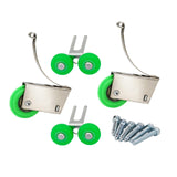 Maxbell Sliding Door Pulley 1 Set Waterproof Silent for Wardrobe Household Home