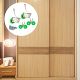 Maxbell Sliding Door Pulley 1 Set Waterproof Silent for Wardrobe Household Home