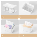 Maxbell Tissue Box Spring Support Tissue Box Spring Bracket for Kitchen