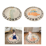 Maxbell Cartoon Floor Mat Carpet Play Mat Bedroom Rug for Balcony Decor Dinosaur