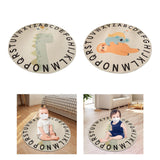 Maxbell Cartoon Floor Mat Carpet Play Mat Bedroom Rug for Balcony Decor Dinosaur