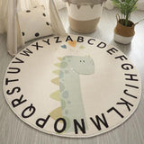 Maxbell Cartoon Floor Mat Carpet Play Mat Bedroom Rug for Balcony Decor Dinosaur