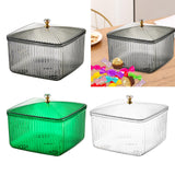 Maxbell European Style Fruit Serving Tray Cans Multi Use with Lid for Counter Party Gray