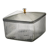 Maxbell European Style Fruit Serving Tray Cans Multi Use with Lid for Counter Party Gray