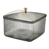 Maxbell European Style Fruit Serving Tray Cans Multi Use with Lid for Counter Party Gray