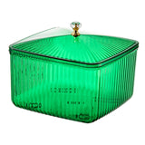 Maxbell European Style Fruit Serving Tray Cans Multi Use with Lid for Counter Party Green