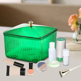 Maxbell European Style Fruit Serving Tray Cans Multi Use with Lid for Counter Party Green