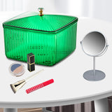 Maxbell European Style Fruit Serving Tray Cans Multi Use with Lid for Counter Party Green