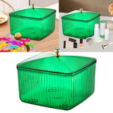 Maxbell European Style Fruit Serving Tray Cans Multi Use with Lid for Counter Party Green