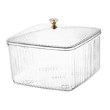 Maxbell European Style Fruit Serving Tray Cans Multi Use with Lid for Counter Party Clear