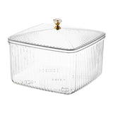Maxbell European Style Fruit Serving Tray Cans Multi Use with Lid for Counter Party Clear