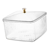 Maxbell European Style Fruit Serving Tray Cans Multi Use with Lid for Counter Party Clear