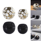 Maxbell European Candlestick Holders Wedding Decoration for Dinning Room Banquet 10cmx9.4cm