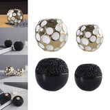 Maxbell European Candlestick Holders Wedding Decoration for Dinning Room Banquet 10cmx9.4cm