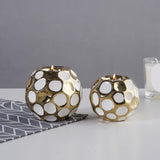 Maxbell European Candlestick Holders Wedding Decoration for Dinning Room Banquet 10cmx9.4cm