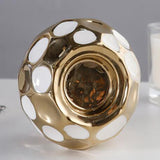 Maxbell European Candlestick Holders Wedding Decoration for Dinning Room Banquet 10cmx9.4cm