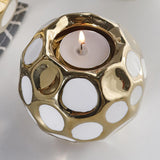 Maxbell European Candlestick Holders Wedding Decoration for Dinning Room Banquet 10cmx9.4cm