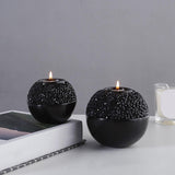 Maxbell European Candlestick Holders Wedding Decoration for Dinning Room Banquet 11.5cmx10.5cm