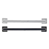 Maxbell Wall Mount Slipper Rack Anti Skid Drilling Free Hanging for Bathroom Door Black with white