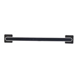 Maxbell Wall Mount Slipper Rack Anti Skid Drilling Free Hanging for Bathroom Door Black with white