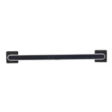 Maxbell Wall Mount Slipper Rack Anti Skid Drilling Free Hanging for Bathroom Door Black with white