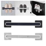 Maxbell Wall Mounted Towel Bar Towel Rod Storage Organizer for Wall Kitchen Bedroom black