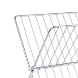 Maxbell 2 Tiers Dish Storage Drain Rack Foldable Dish Storage Rack for Dishes