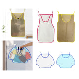 Maxbell Door Hanging Hamper Bag Wall Mounted Wide Open Top for Apartment Dorm Home Full Mesh Kids Blue