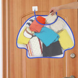 Maxbell Door Hanging Hamper Bag Wall Mounted Wide Open Top for Apartment Dorm Home Full Mesh Kids Blue