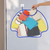 Maxbell Door Hanging Hamper Bag Wall Mounted Wide Open Top for Apartment Dorm Home Full Mesh Kids Blue