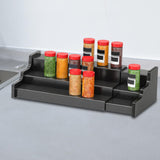 Maxbell Spice Jars Rack 3 Tier Expandable Display for Dining Table Home