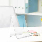 Maxbell Display Easel Desktop Organizer with Ledge Book Stopper for Stationery Books