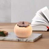Maxbell Persimmon Shape Fragrance Oil Diffuser Decoration for Bedroom Vehicle Home German Beech