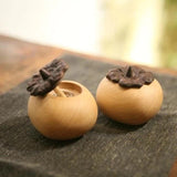 Maxbell Persimmon Shape Fragrance Oil Diffuser Decoration for Bedroom Vehicle Home Brazilian Rosewood