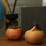 Maxbell Persimmon Shape Fragrance Oil Diffuser Decoration for Bedroom Vehicle Home Brazilian Rosewood