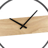 Maxbell Japanese Style Wooden Wall Clock Battery Operated for Dorm Bedroom Study